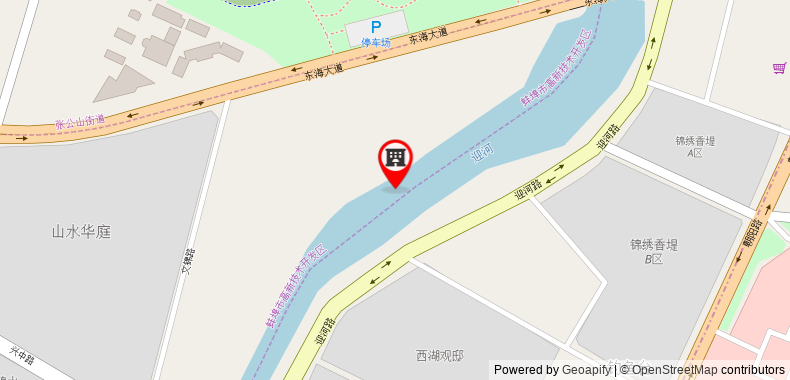 Bản đồ đến Khách sạn Anhui Bengbu Water Jinjiang Pearl