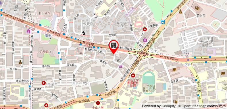 Bản đồ đến Khách sạn Baiyun