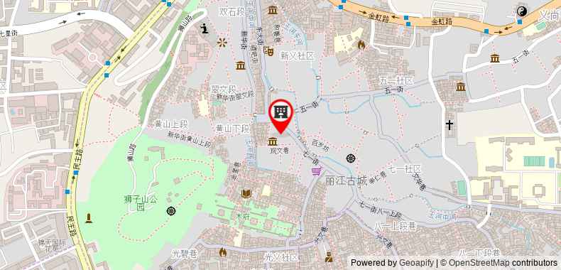 Bản đồ đến Khách sạn Lijiang Joyful