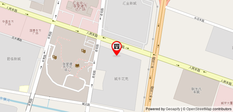 Zhangjiagang Marriott Hotel on maps