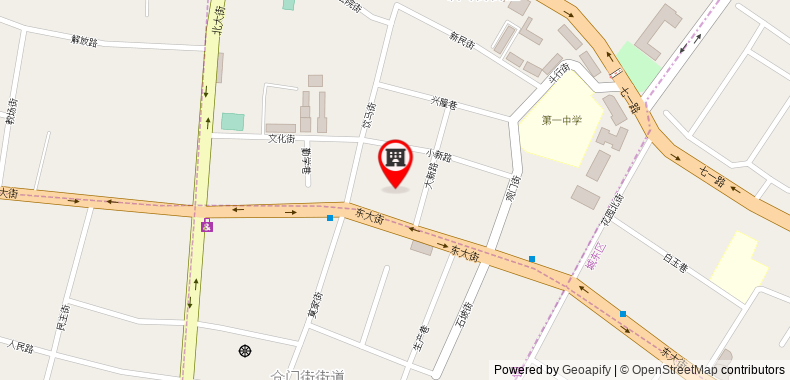 在地图上查看錦江之星西寧東大街酒店