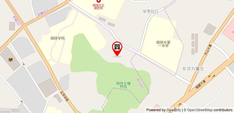 Bản đồ đến Khách sạn GreenTree Inn Tongling North Yian Road Fortune Plaza Express