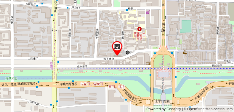 Bản đồ đến Khách sạn Xian Lemon Zhuque