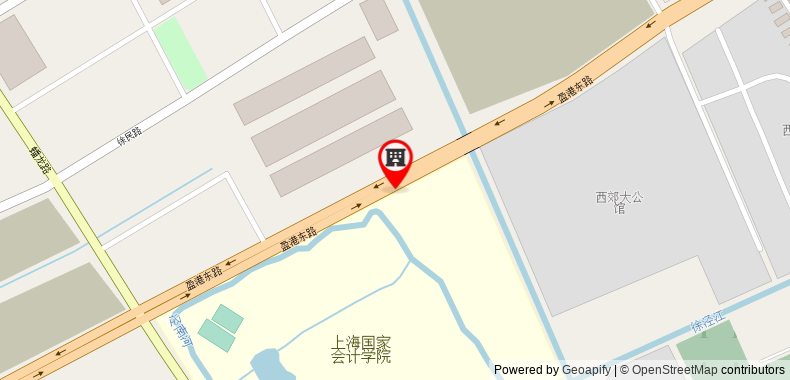 在地图上查看上海中建lyf虹橋共享公寓