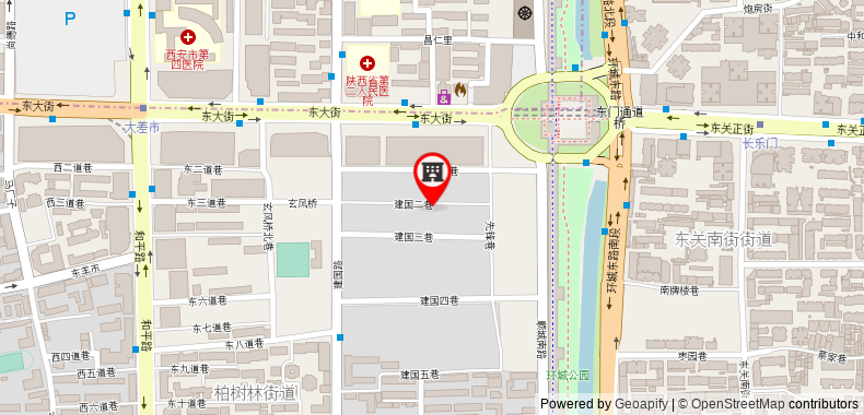 Bản đồ đến Khách sạn Grand Metropark Xian