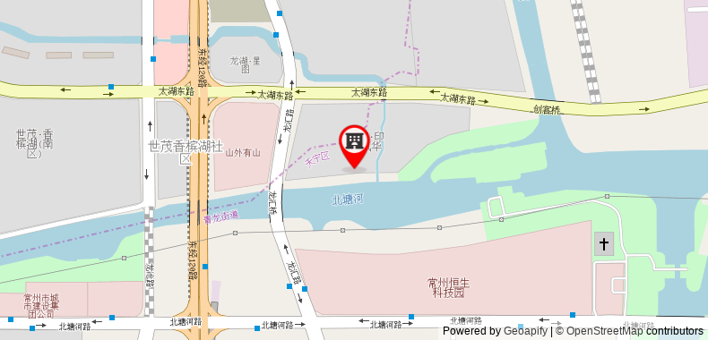 Bản đồ đến Khách sạn Ji Changzhou Dinosaur Park