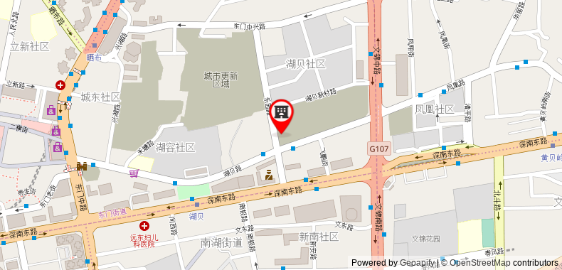 Shenzhen Dongmen Metropark Suites Hotel on maps