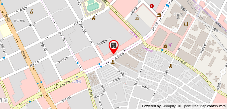 在地图上查看武漢美聯都市假日酒店