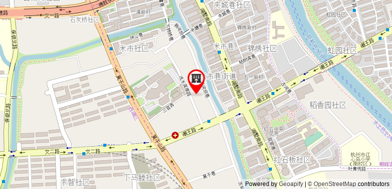 在地图上查看杭州最佳西方梅苑賓館