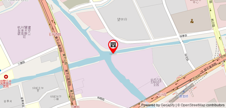 Bản đồ đến Khách sạn GreenTree Inn Hangzhou North Bus Station Express