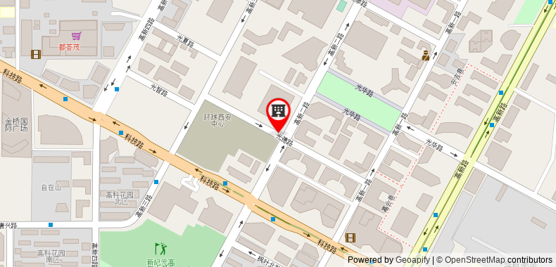 Bản đồ đến The Fairway Place, Xi'an - Marriott Executive Apartments