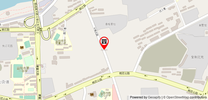 7 Days Inn Peach Blossom Yiyang City West Road Wal Mark Branch on maps