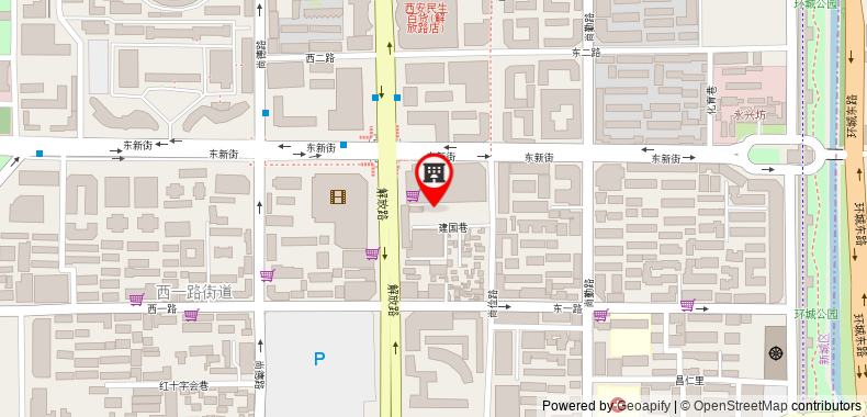 Bản đồ đến Sofitel Xian on Renmin Square
