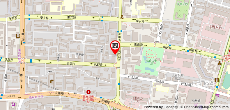 Bản đồ đến Khách sạn GreenTree Inn LanZhou JingNing Road Express