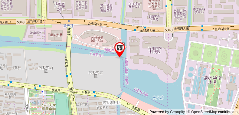 Bản đồ đến Khách sạn Grand Metropark Suzhou