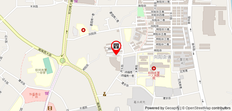 Bản đồ đến 7 Days Inn Qinzhou Street Branch