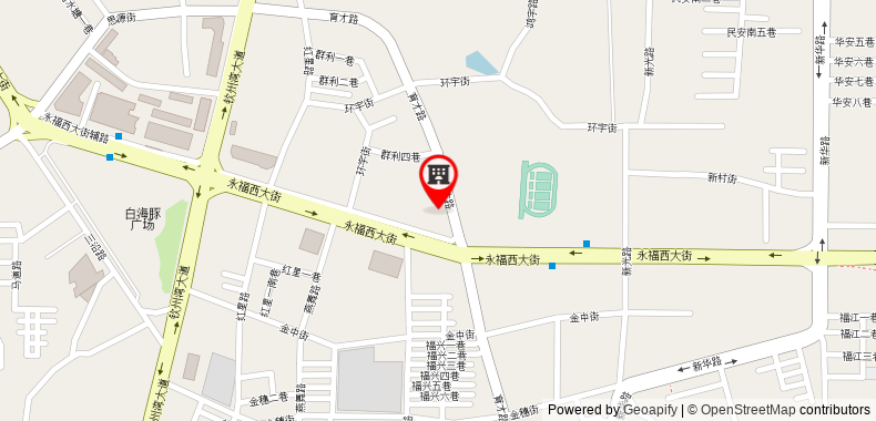 Bản đồ đến Khách sạn Jintone Qinzhouwan Square Branch