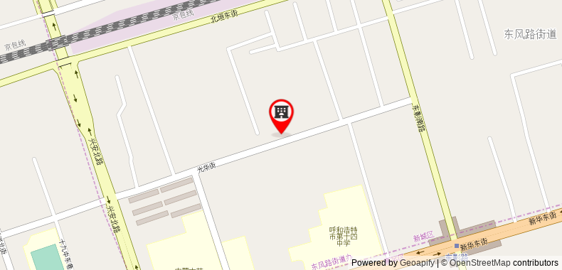 Bản đồ đến 7 Days Inn Hohhot Gulou Branch
