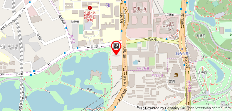 在地图上查看星和泰祥酒店廣州火車站站前路店