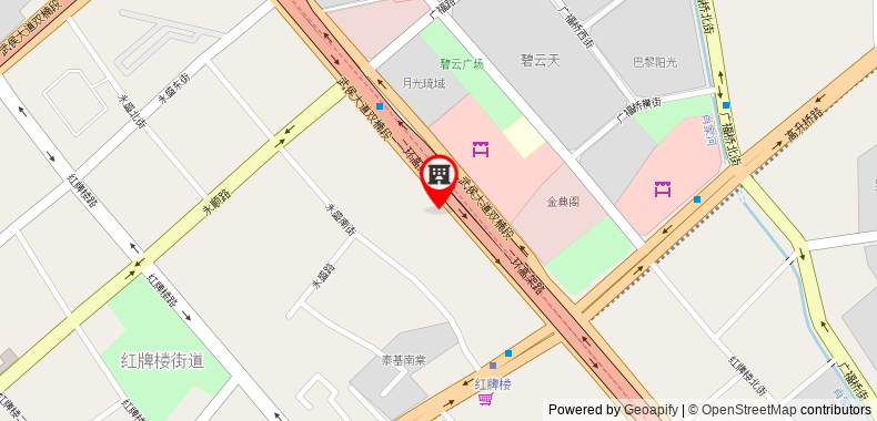 Bản đồ đến Holiday Inn Express Chengdu Wuhou