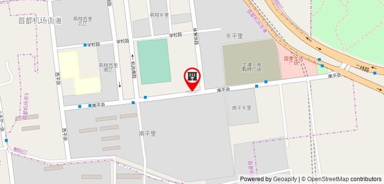 在地图上查看北京萬家商務酒店
