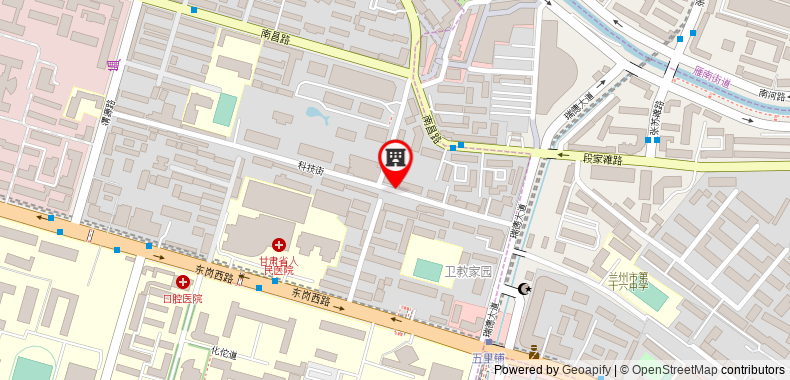Bản đồ đến 7 Days Inn Lanzhou University Branch
