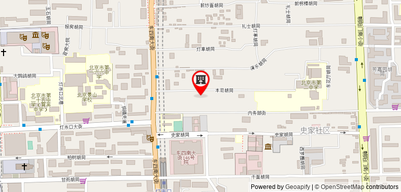 Sunworld Hotel Wangfujing on maps