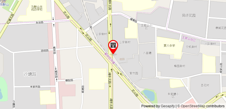 Bản đồ đến Khách sạn Hanting Ma'anshan Railway Station