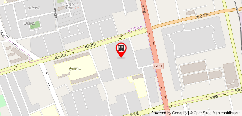 7 Days Inn Chifeng Walking Street Branch on maps
