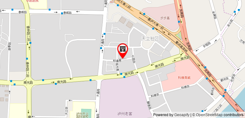 Bản đồ đến 7 Days Inn Luzhou Shu Lu Street Chunhui Road Branch
