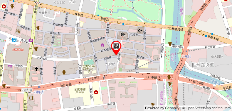 Bản đồ đến Khách sạn Ibis Hefei Pedestrian Street