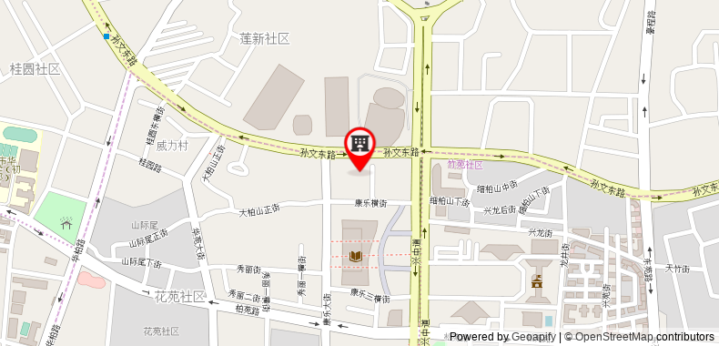 Bản đồ đến 7 Days Inn Zhongshan Renmin Hospital Holiday Square Branch