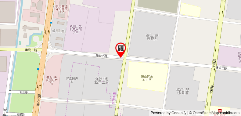 在地图上查看杭州雷迪森鉑麗大飯店
