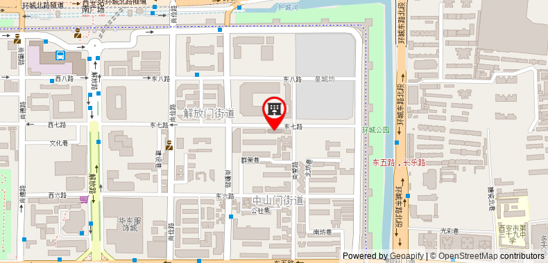 Jiefang Hotel on maps