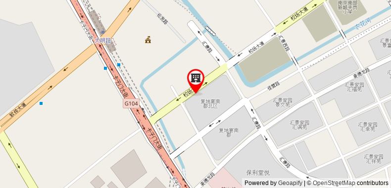 Bản đồ đến Khách sạn VX South Railway Station Guangming Road Metro Station