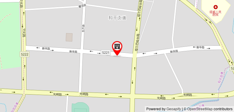 Bản đồ đến Khách sạn GreenTree Alliance Tacheng Wenqin Road Left Bank Of Sunshine