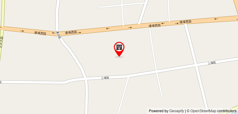 Bản đồ đến Khách sạn GreenTree Inn Huaian West Huaihai Road Business