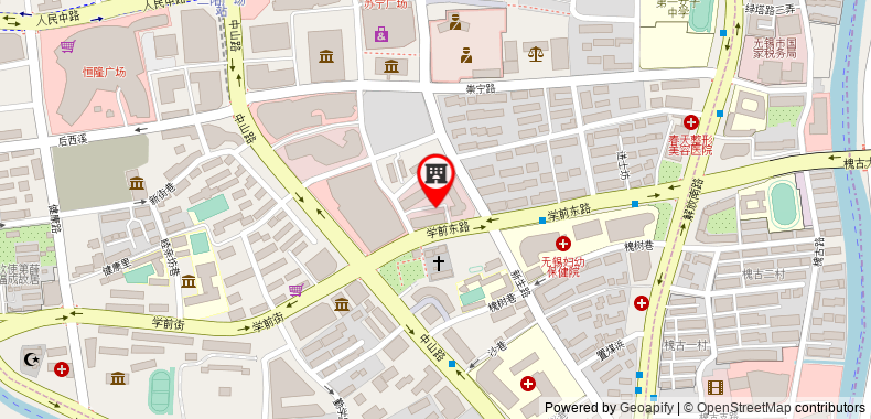 Bản đồ đến Wuxi Belgravia Suites