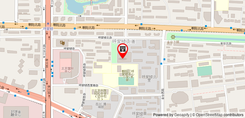 在地图上查看北京瑰麗酒店