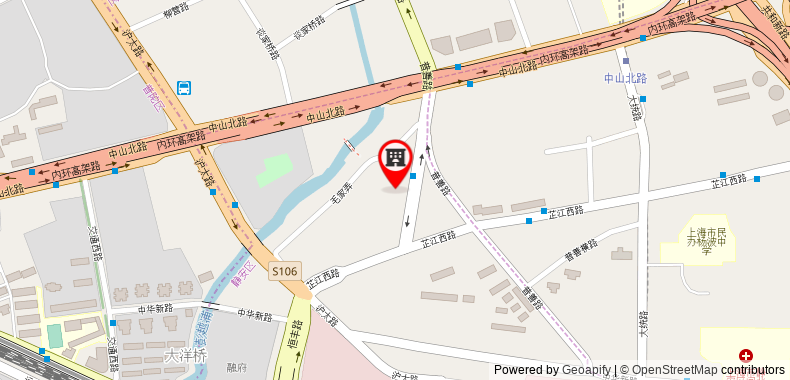 在地图上查看寶隆居家酒店(上海火車站中山北路店)