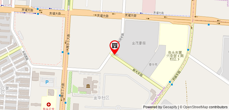 Bản đồ đến Khách sạn Hanting Baotou Friendship Square Branch