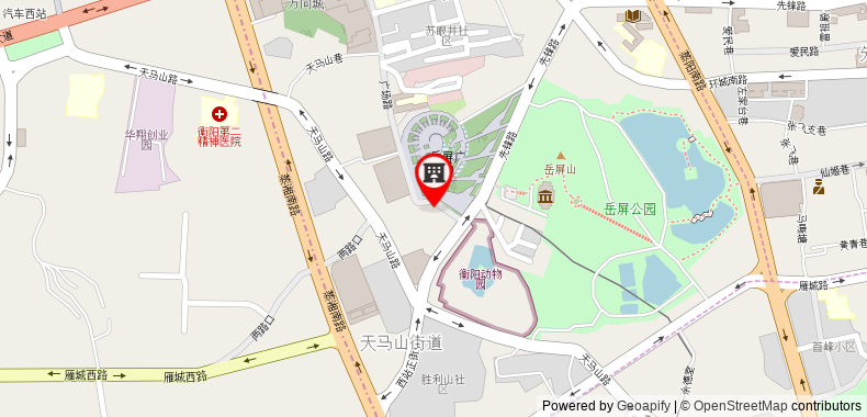 Bản đồ đến Khách sạn Hanting Hengyang Lianhu Plaza Branch