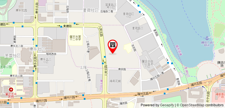 Bản đồ đến Khách sạn Longuu Zhaoqing
