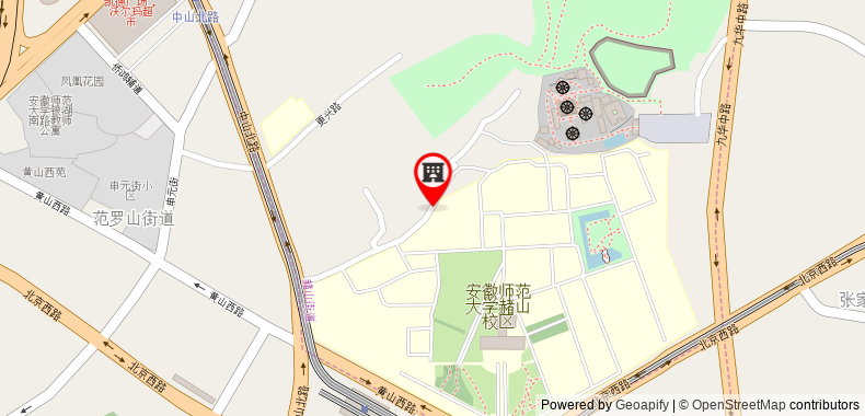 Crowne Plaza Wuhu on maps
