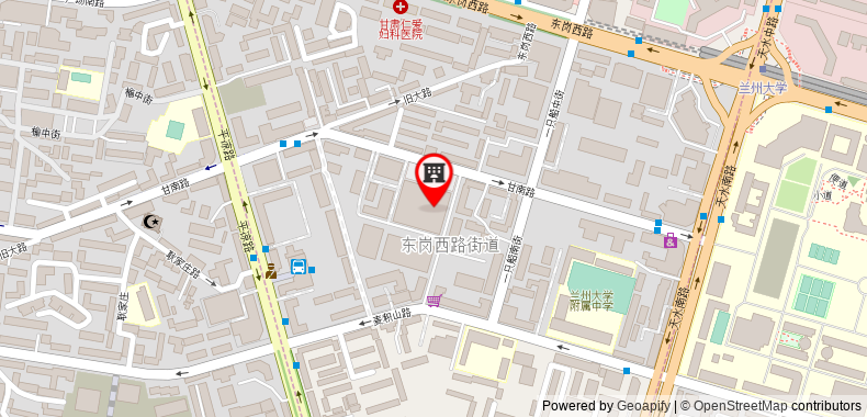 Bản đồ đến Khách sạn Ibis Lanzhou Dongfanghong Plaza