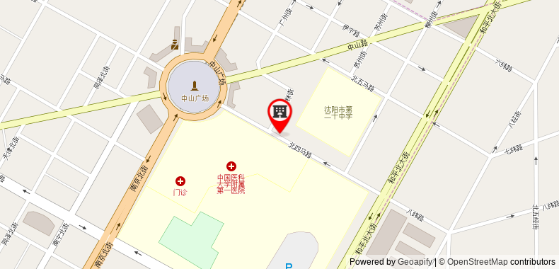 Bản đồ đến JinJiang Inn Shenyang Taiyuan Street