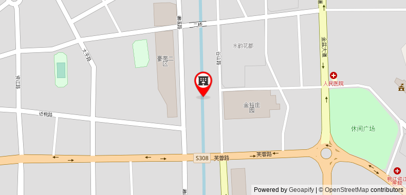 Bản đồ đến 7 Days Inn Yiyang Taojiang Bus Station Branch