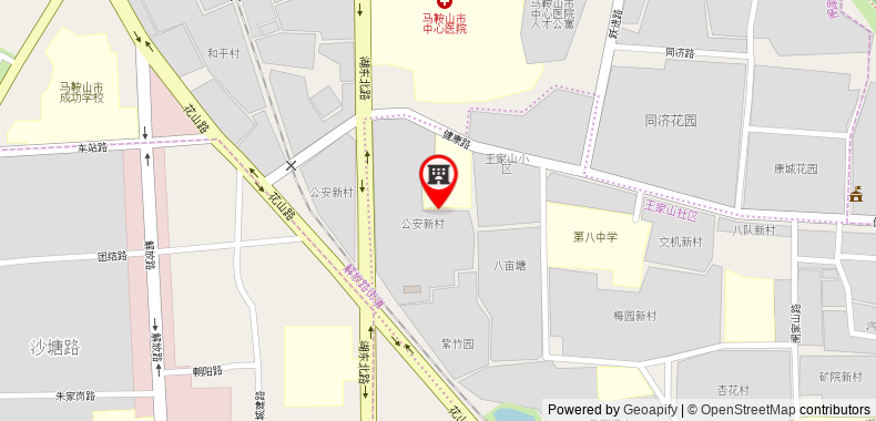 Jinjiang Inn Ma'anshan Jiefang Road on maps