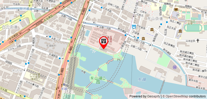 Bản đồ đến Khách sạn Aifeel Guangzhou Jiangwan Guangdong General Hospital Donghu Metro Station