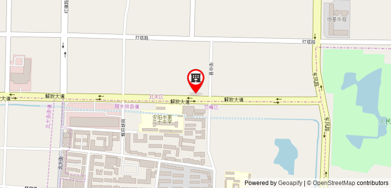 Bản đồ đến Khách sạn Ibis Anyang Jiefang Ave